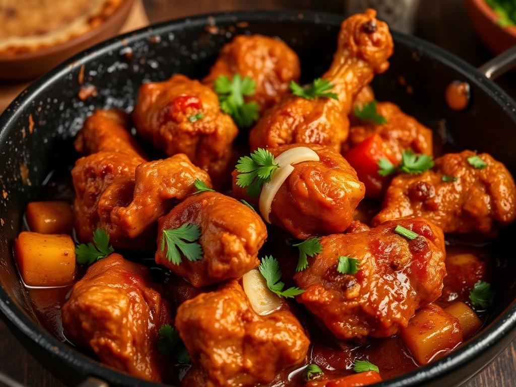Punjabi Kadhai Chicken, Highway Dhaba Style — Chandigarh, India