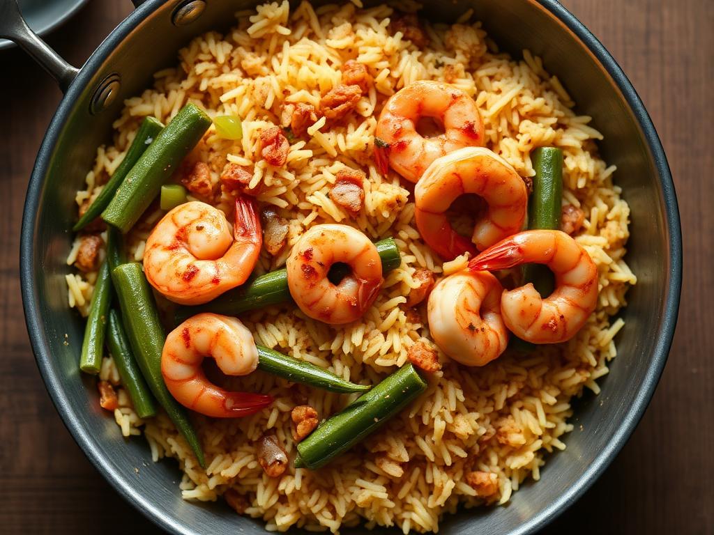 Charleston Okra and Shrimp Pilau — South Carolina, United States