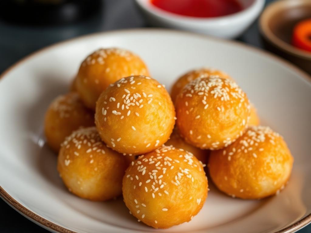 Buchi-Buchi (Fried Sesame Rice Balls) β Northern Mariana Islands, United States
