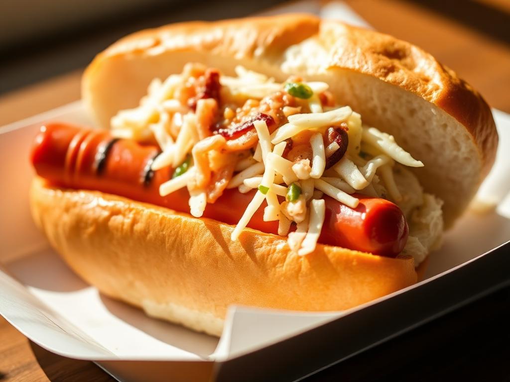 Connecticut Grilled Hot Dog with Coleslaw Relish — Connecticut, United States