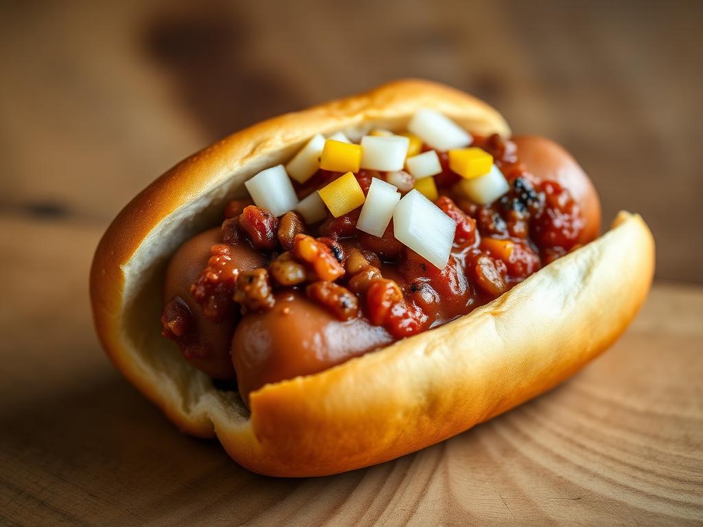 D.C. Half-Smoke with Chili and Mustard — Washington, D.C., United States