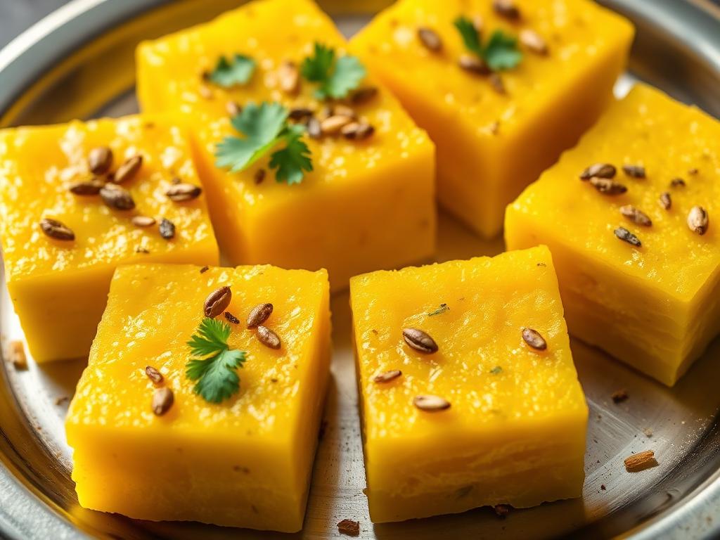 Gujarati-Style Daman Khaman Dhokla — Dadra and Nagar Haveli and Daman and Diu, India