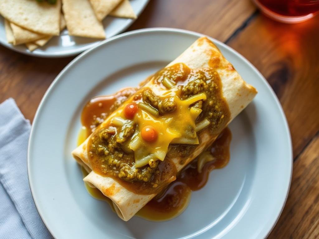 Denver-Style Green Chile Smothered Burrito β Colorado, United States