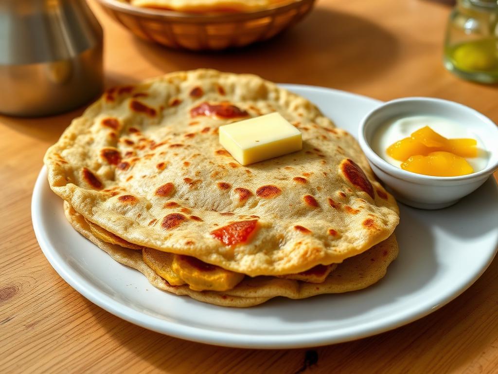 Delhi-Style Aloo Paratha — Delhi, India