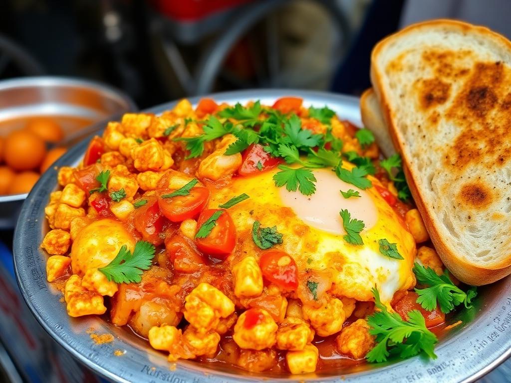 Delhi-Style Egg Bhurji — Delhi, India