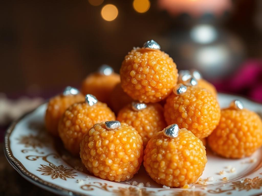 Motichoor Laddoo (Delhi Festive Style) — Delhi, India
