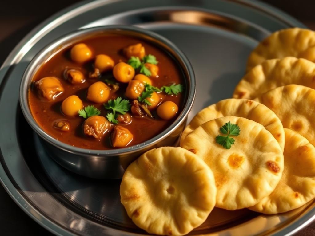 Nagori Halwa with Chana — Delhi, India