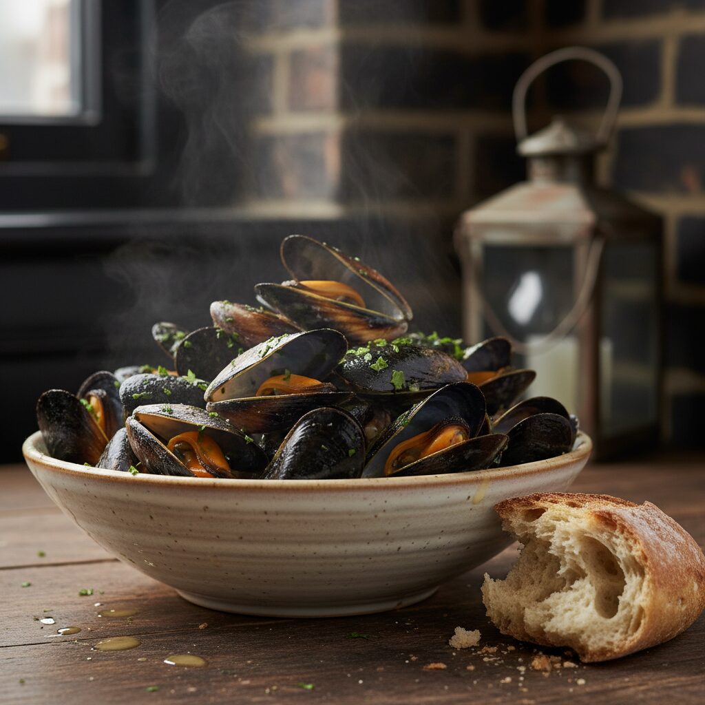 Mussels in Cider and Cream โ East of England, United Kingdom