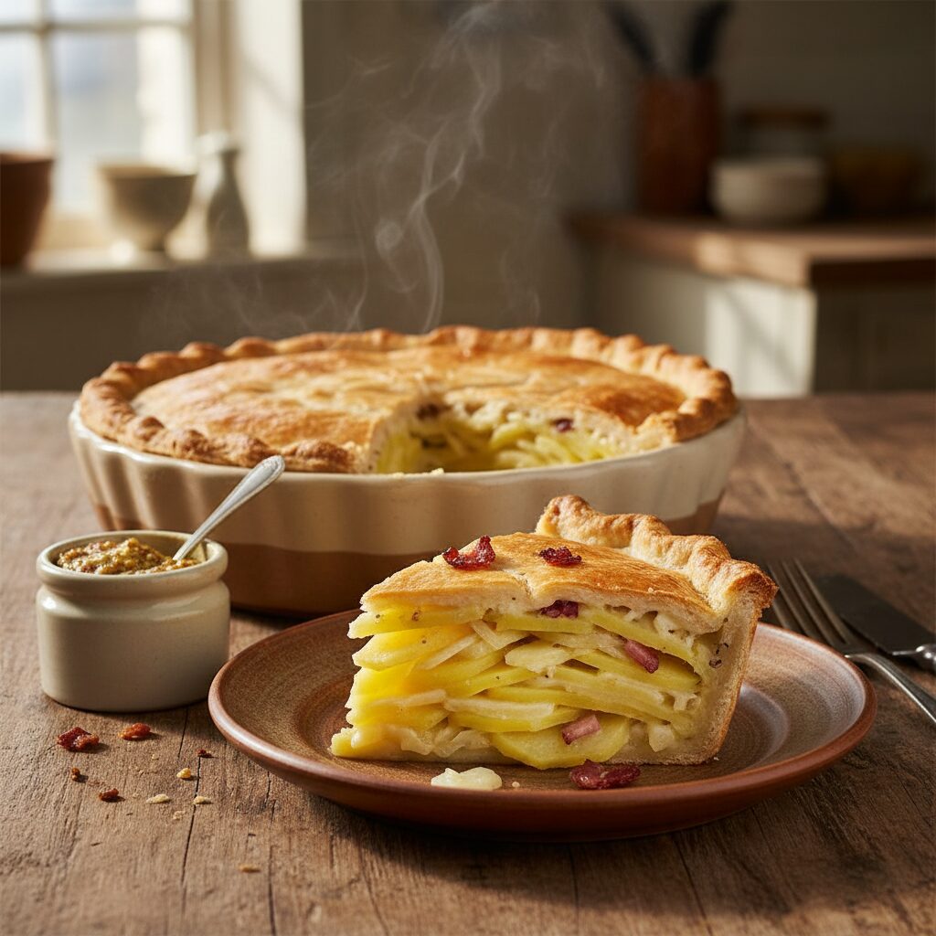 Fenland Potato and Onion Pie โ East of England, United Kingdom