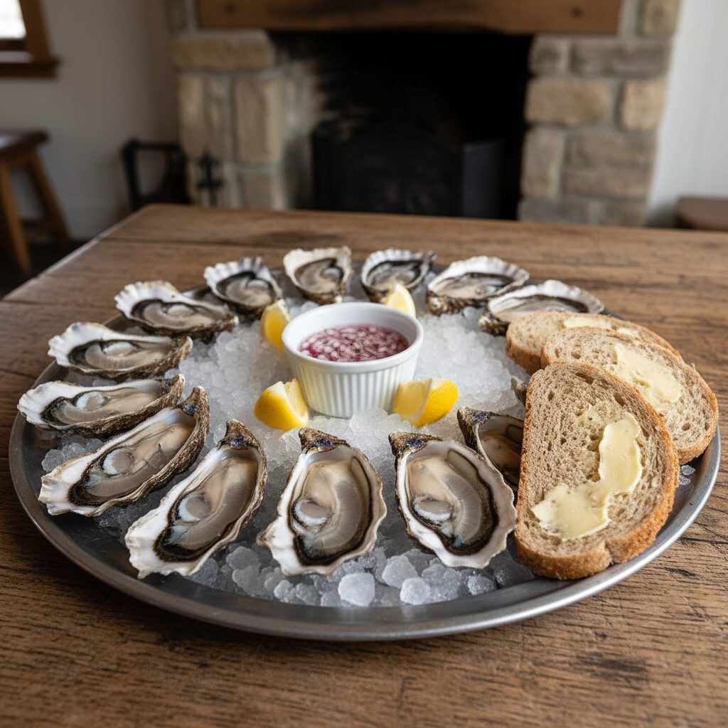 Mersea Island Oysters with Shallot Vinegar โ East of England, United Kingdom