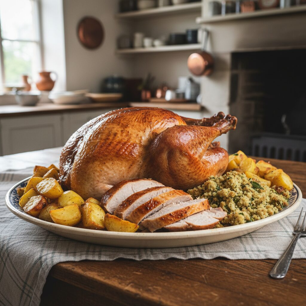 Roast Norfolk Turkey with Sage and Onion — East of England, United Kingdom