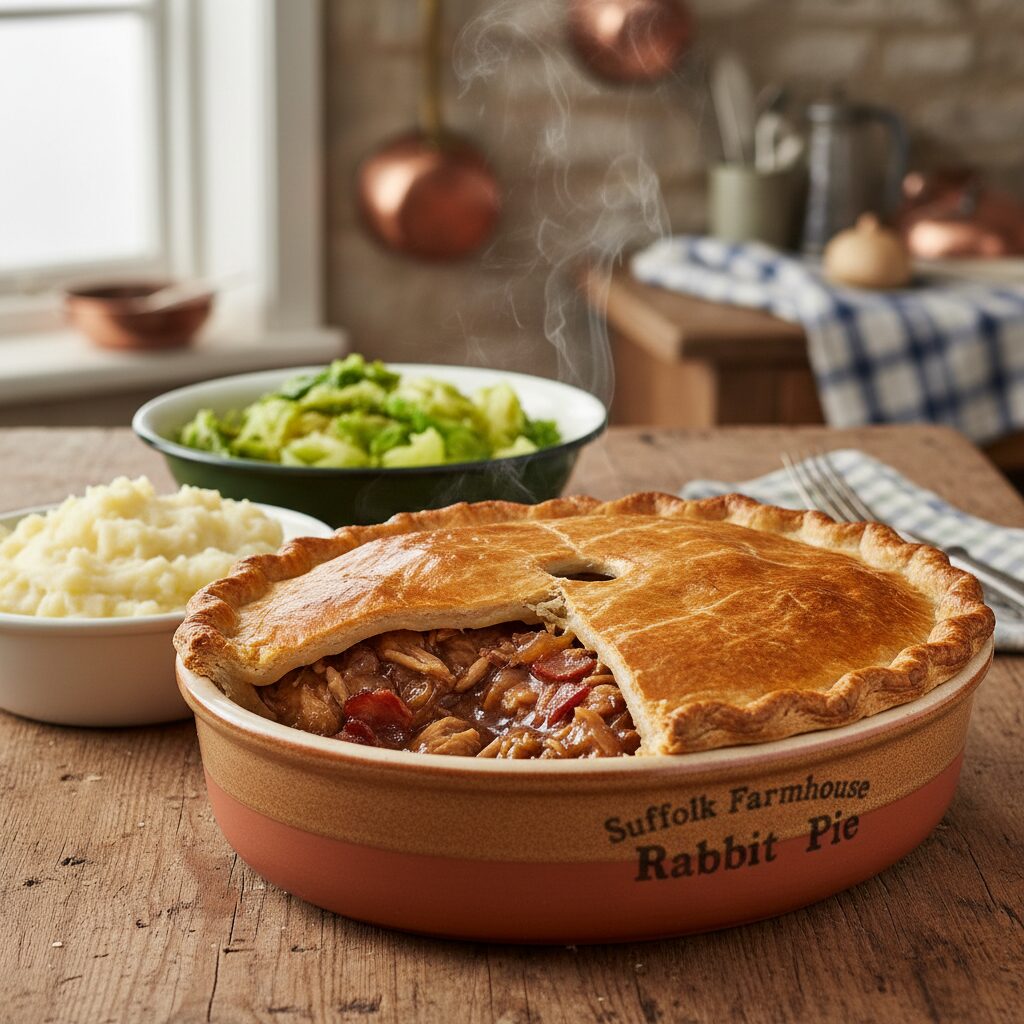 Suffolk Farmhouse Rabbit Pie — East of England, United Kingdom