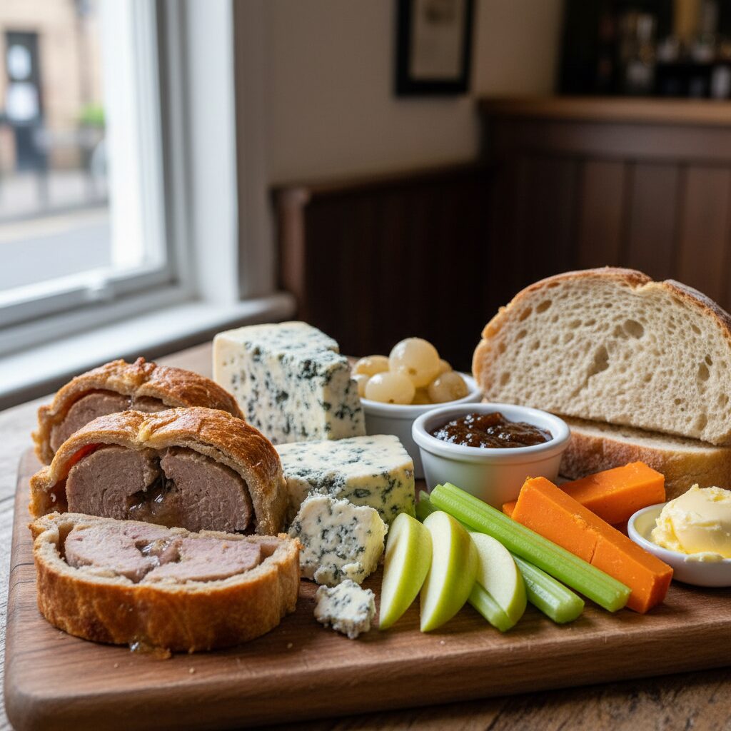 Pork Pie Ploughman's Platter — East Midlands, United Kingdom