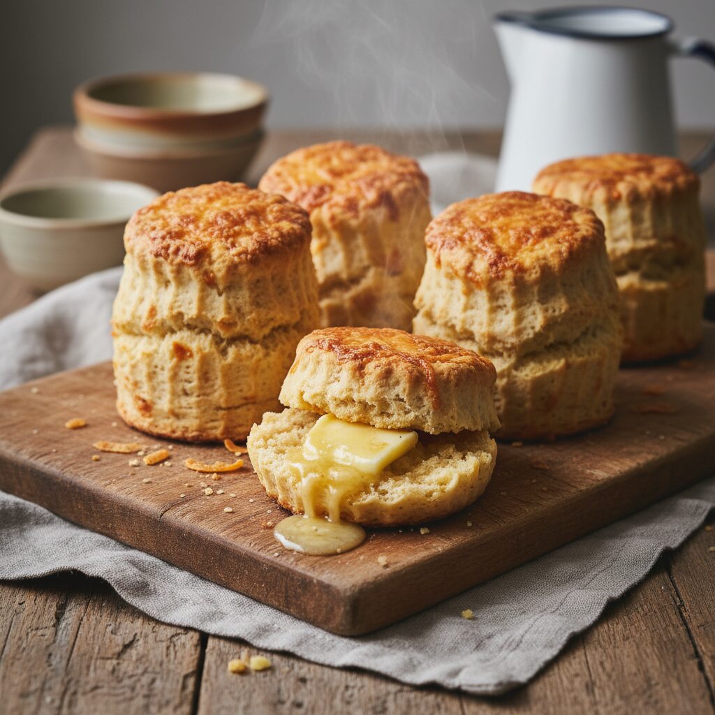 Lincolnshire Poacher Cheese Scones — East Midlands, United Kingdom