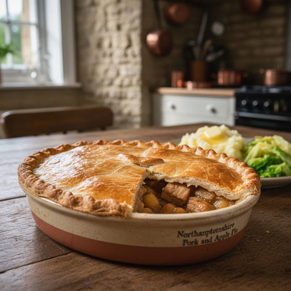 Northamptonshire Pork and Apple Pie — East Midlands, United Kingdom