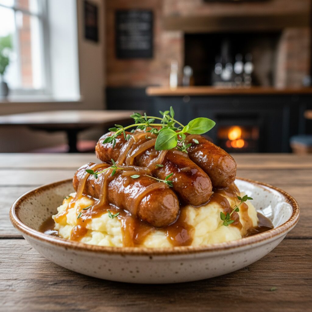 Rutland Ale Braised Sausages — East Midlands, United Kingdom