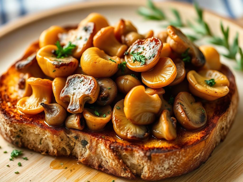 Foraged Chanterelle Toast — Oregon, United States