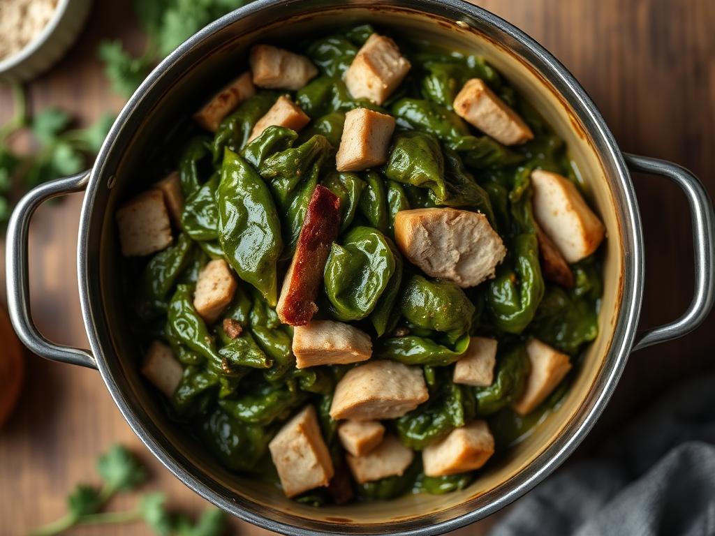 Georgia Collard Greens with Smoked Turkey — Georgia, United States