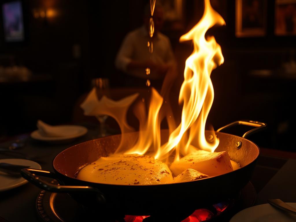 Greektown Flaming Saganaki β Illinois, United States