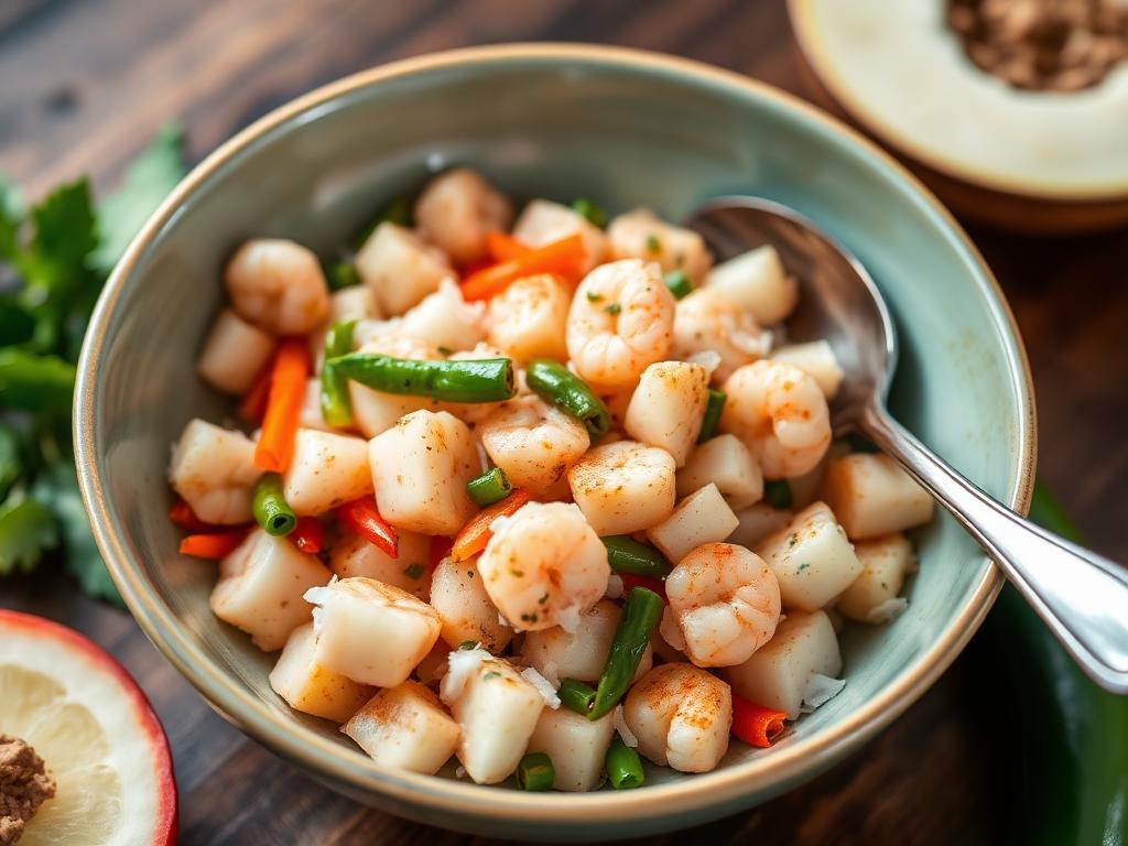 Kelaguen Uhang (Shrimp Kelaguen) — Guam, United States