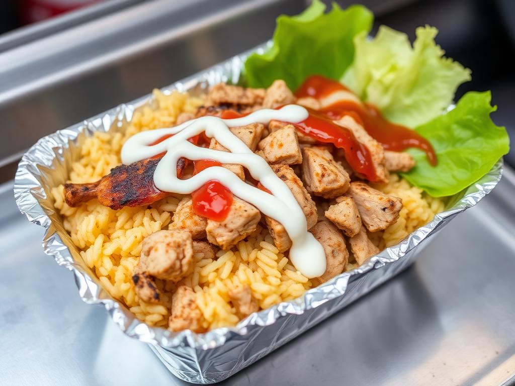 Halal Chicken and Rice โ New York, United States