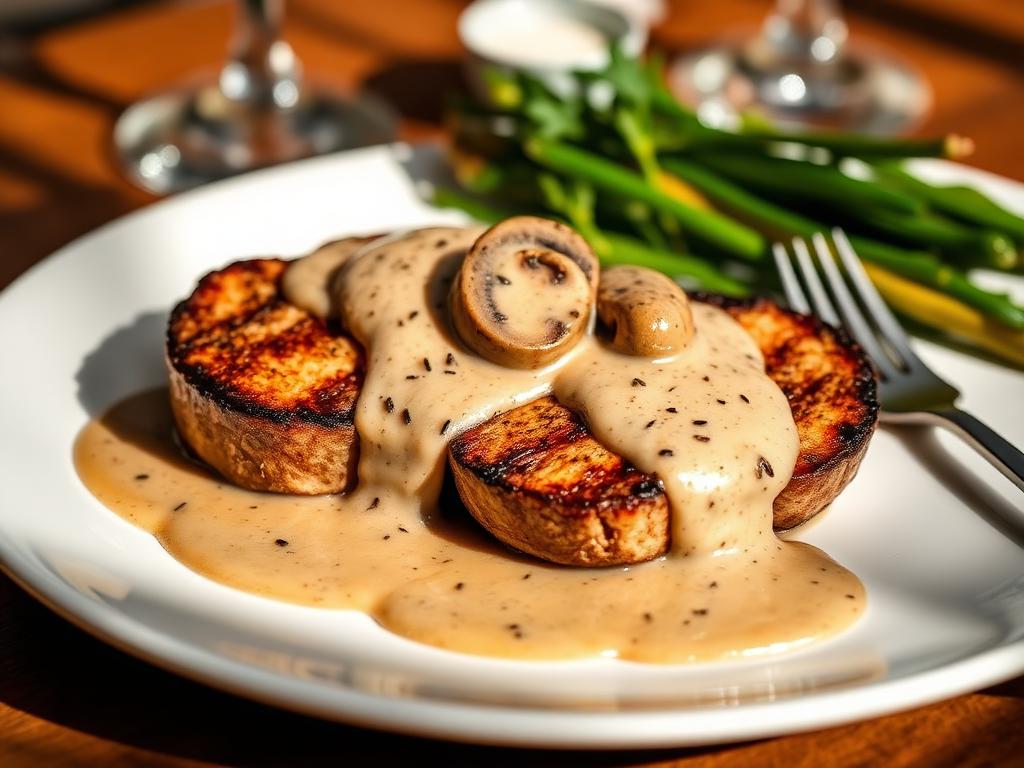 Elk Medallions with Morel Cream Sauce — Idaho, United States