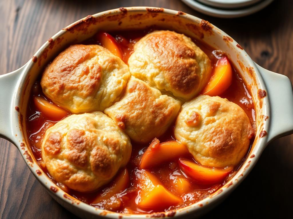 Snake River Valley Peach Cobbler β Idaho, United States