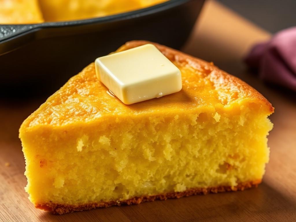 Illinois Cast-Iron Skillet Cornbread — Illinois, United States