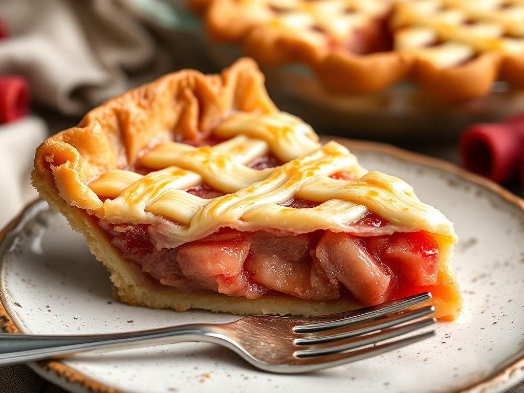 Iowa Rhubarb Custard Pie — Iowa, United States