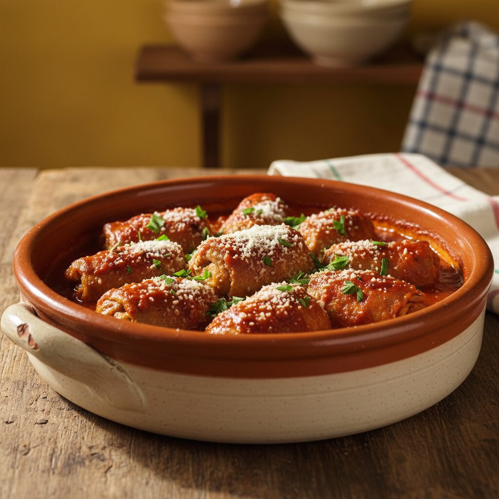 Braciole di Maiale al Sugo Lucane — Basilicata, Italy