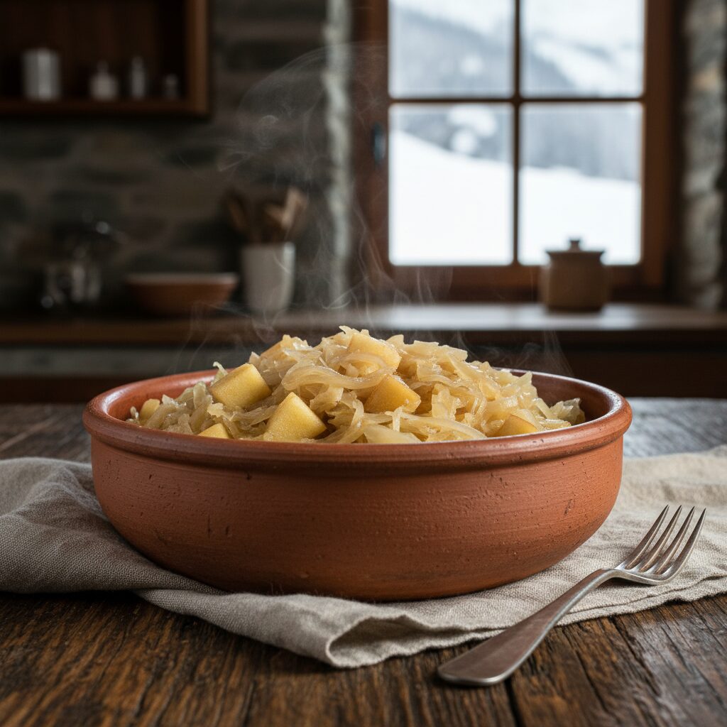 Cavolo Cappuccio Stufato — Aosta Valley, Italy
