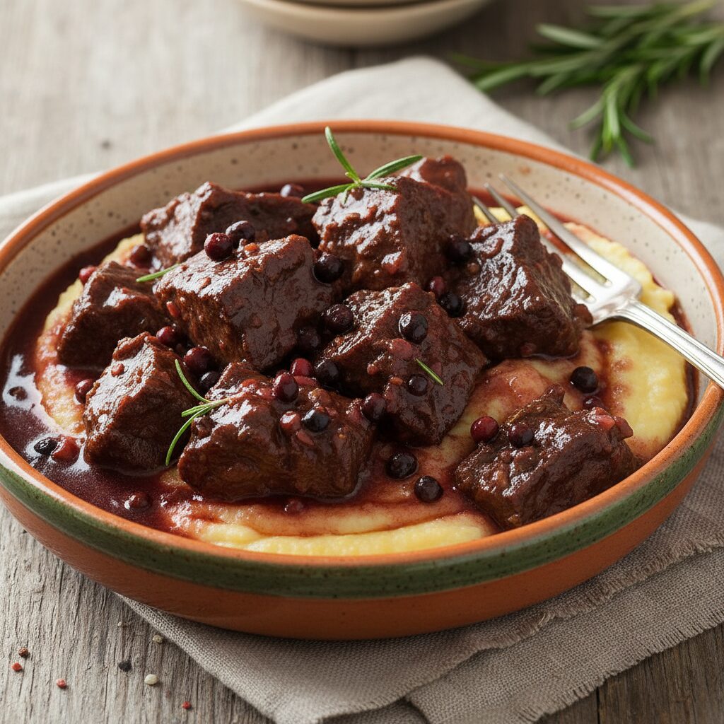 Cinghiale in Umido alla Piemontese — Piedmont, Italy