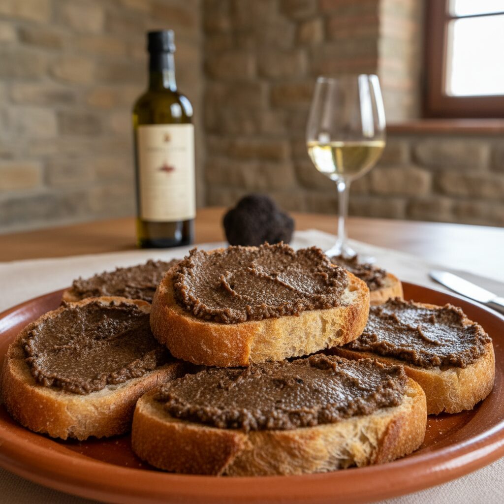 Crostini al Tartufo Umbri โ Umbria, Italy