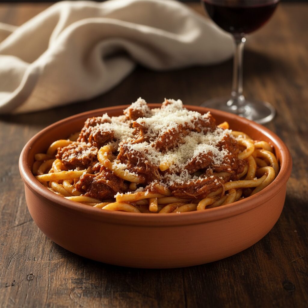 Ferricelli con Ragù d'Agnello — Basilicata, Italy