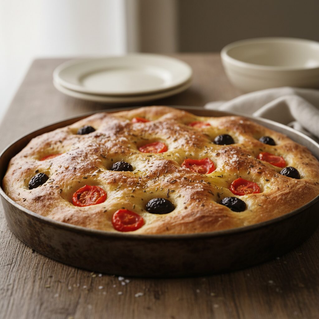 Focaccia Barese — Apulia, Italy