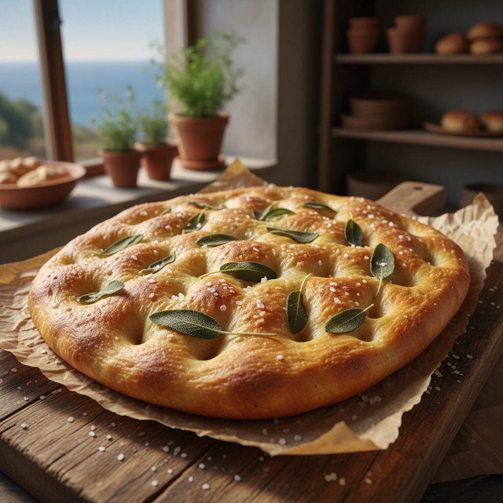 Focaccia con la Salvia โ Liguria, Italy