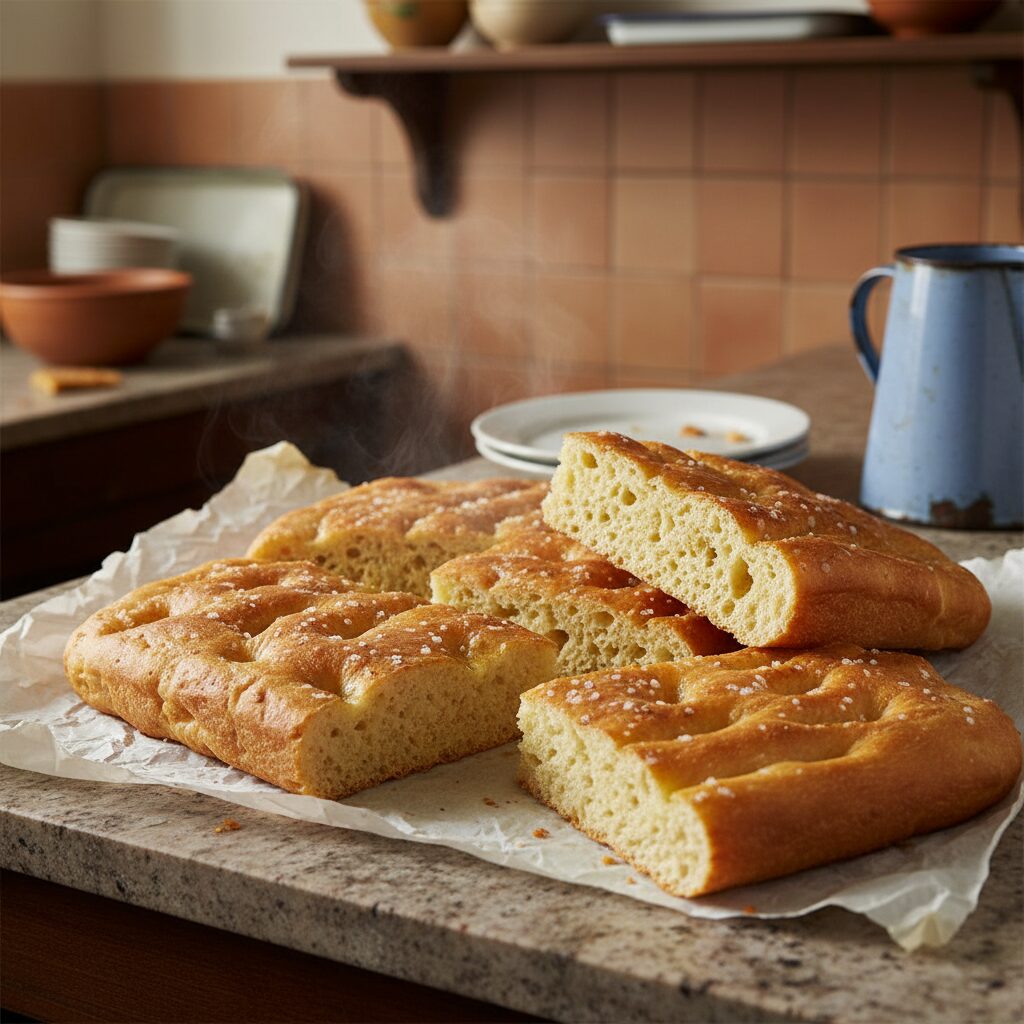 Focaccia Genovese — Liguria, Italy