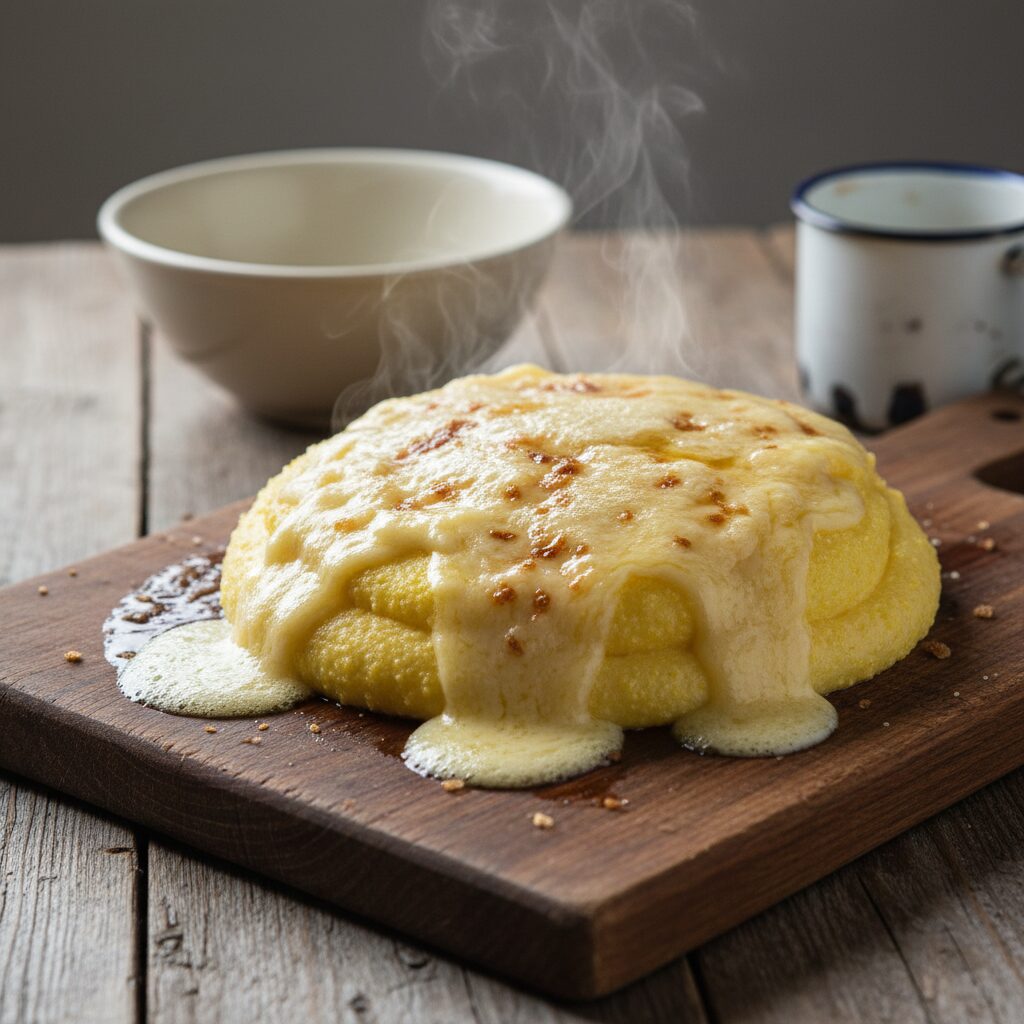 Formaggio Fuso con Polenta — Trentino-Alto Adige, Italy