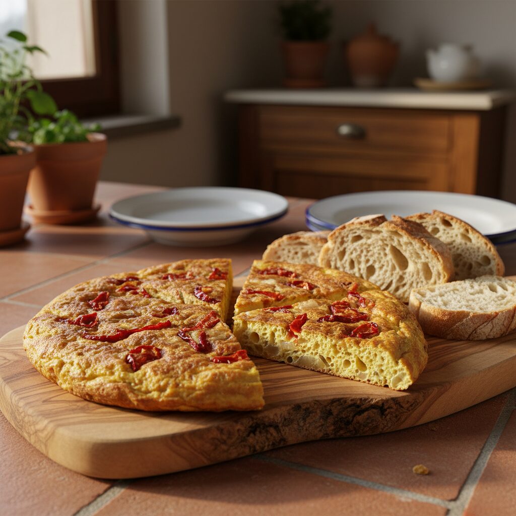 Frittata con Peperoni Cruschi — Basilicata, Italy