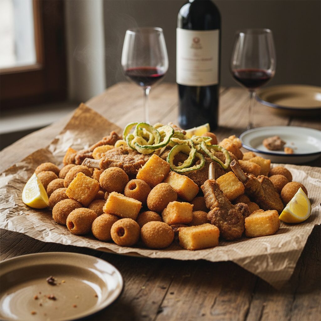 Fritto Misto all'Ascolana โ Marche, Italy