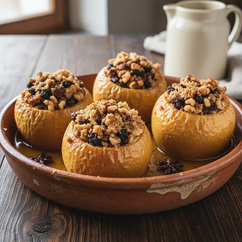 Gebackene Äpfel mit Nüssen — Trentino-Alto Adige, Italy