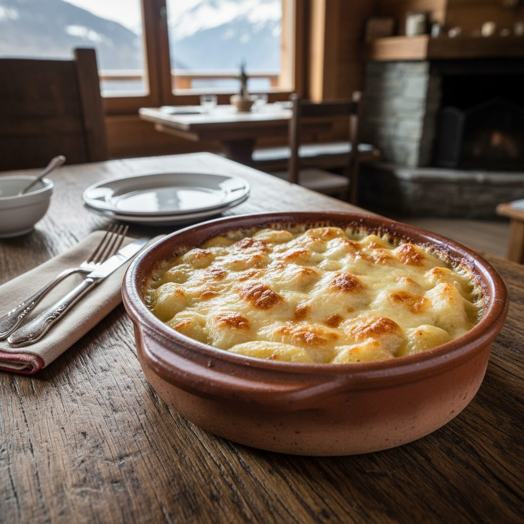 Gnocchi alla Bava Valdostani — Aosta Valley, Italy