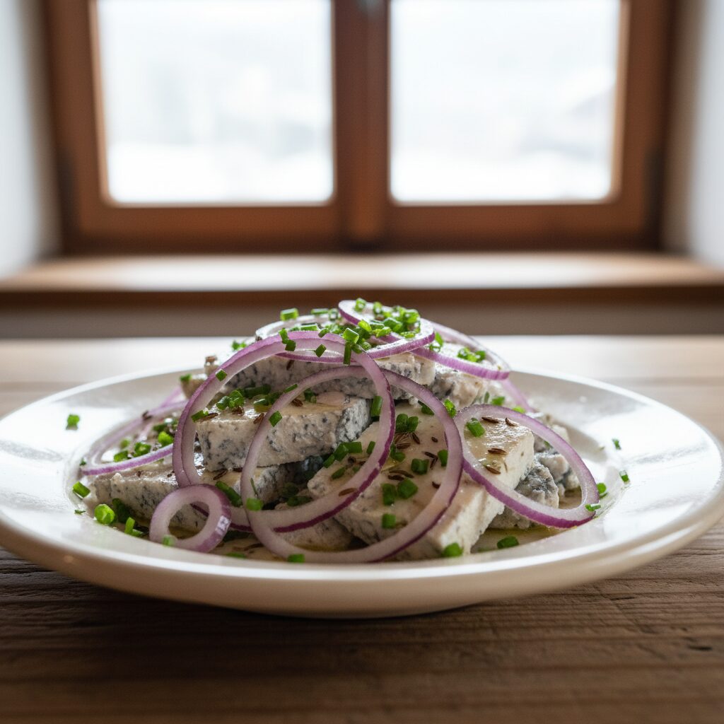 Graukäse mit Zwiebel — Trentino-Alto Adige, Italy
