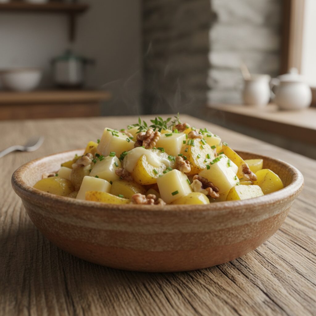 Insalata di Patate e Fontina — Aosta Valley, Italy