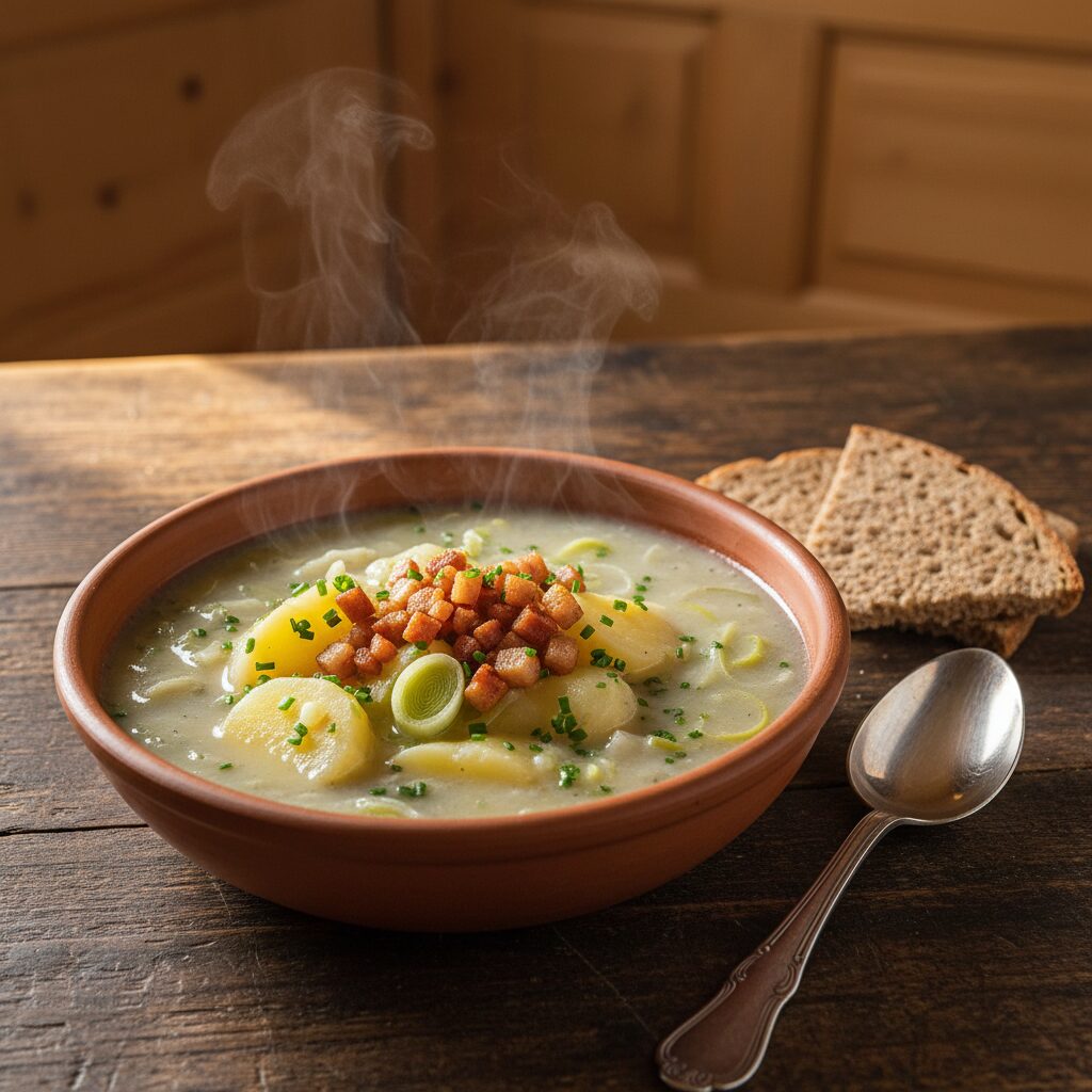 Kartoffelsuppe mit Speck — Trentino-Alto Adige, Italy