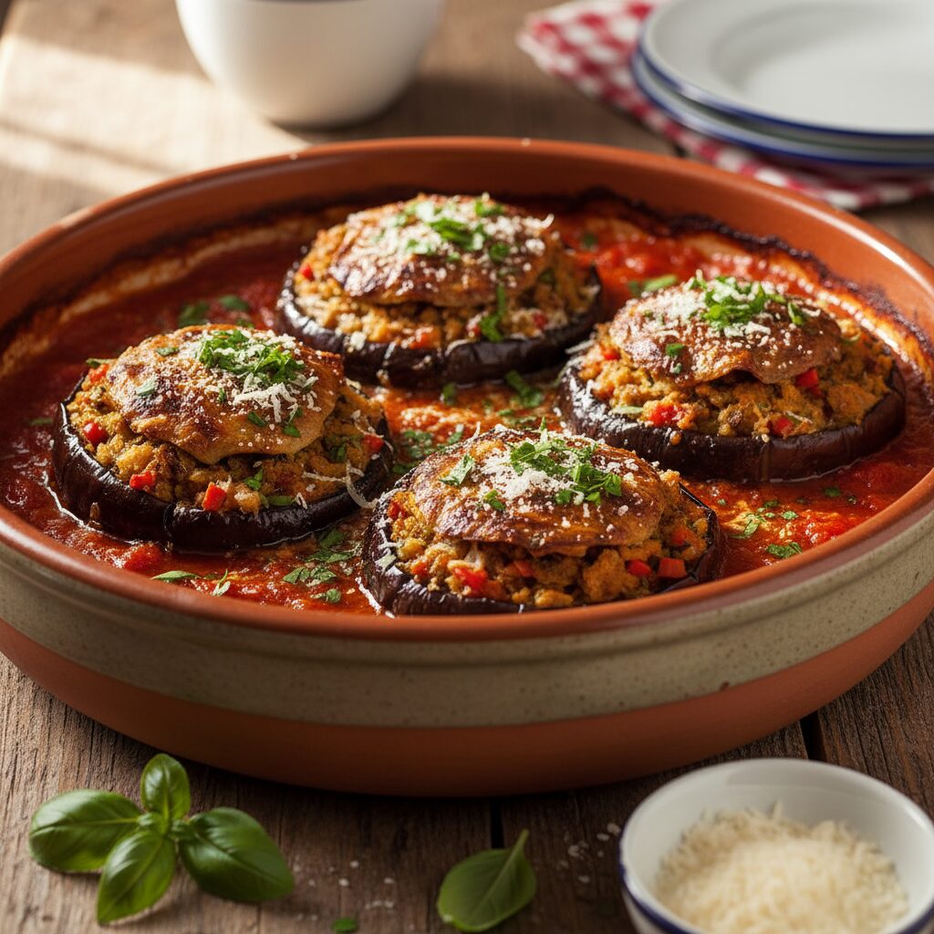 Melanzane Ripiene alla Calabrese โ Calabria, Italy