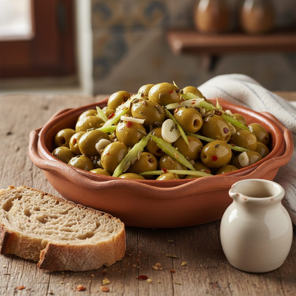 Olive Schiacciate Piccanti โ Calabria, Italy