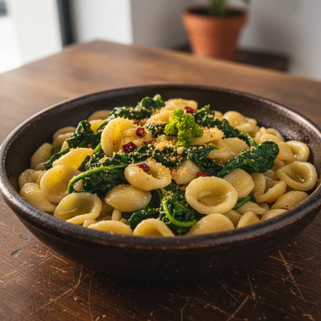 Durum wheat, olive oil, vegetables and legumes: Italy's great cucina povera coastline.