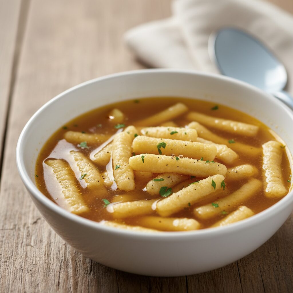 Passatelli in Brodo — Emilia-Romagna, Italy