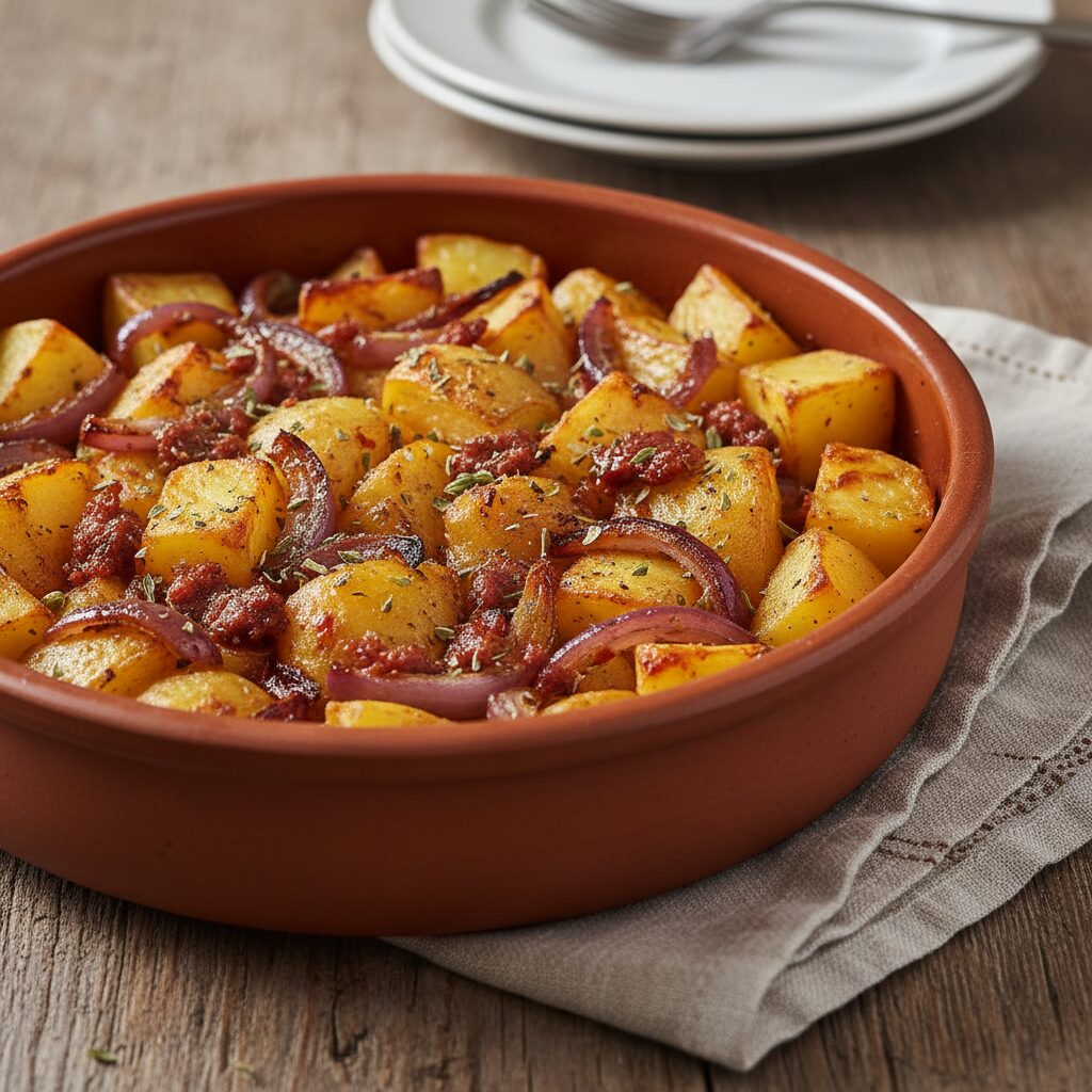 Patate e 'Nduja al Forno โ Calabria, Italy